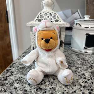 Disney Store Winnie The Pooh Rabbit Chinese New Year Zodiac 8" Plush Bean Bag